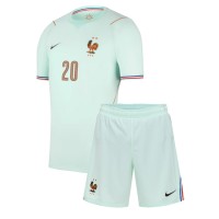 Frankrike Desire Doue #20 Replika babykläder Bortaställ Barn VM 2026 Kortärmad (+ korta byxor)